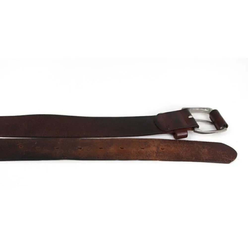 SADDLE BROWN GENUINE LEATHER 1 1/4